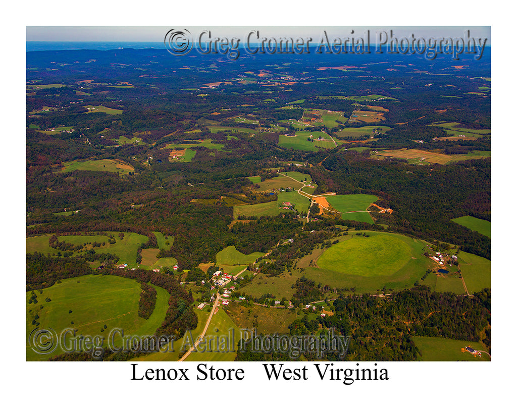 Aerial Photo of Lenox Store, West Virginia