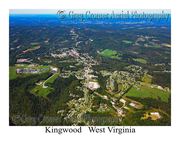 Aerial Photo of Kingwood, West Virginia