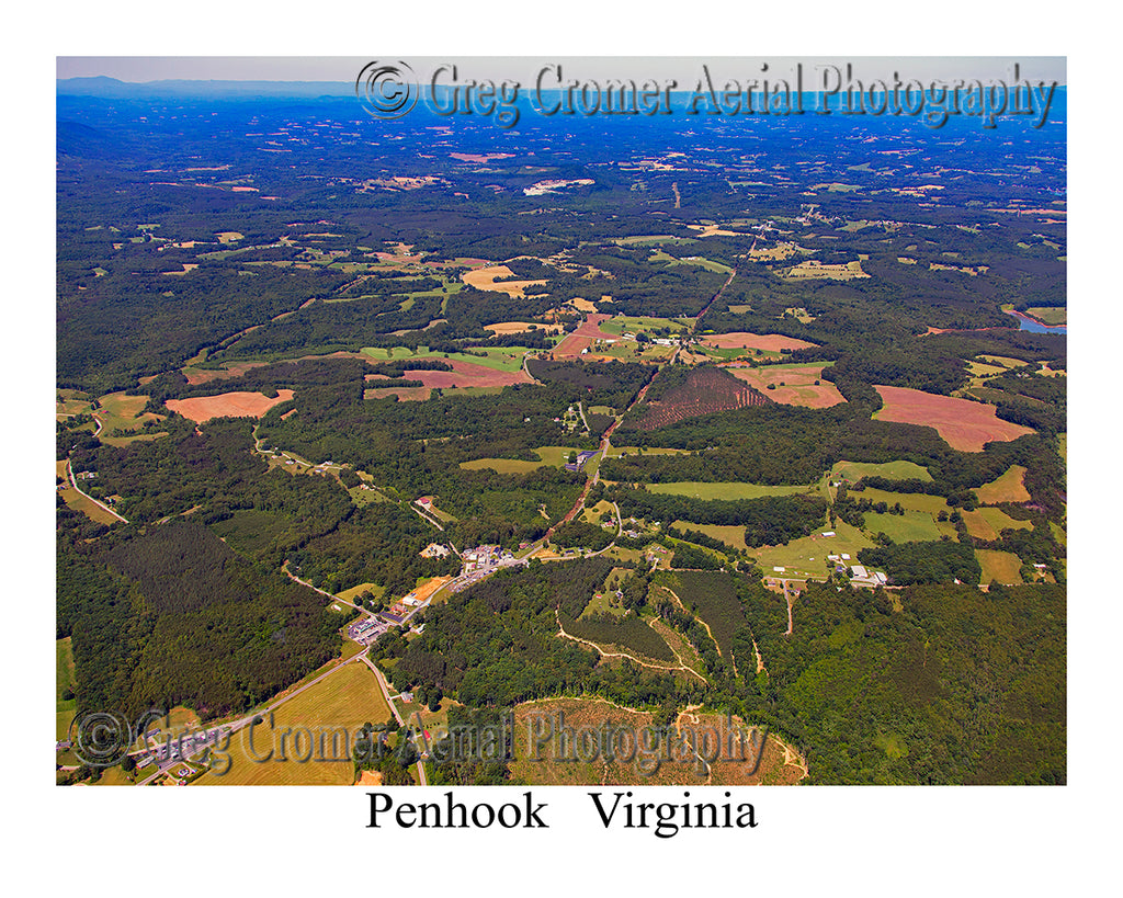Aerial Photo of Penhook, Virginia