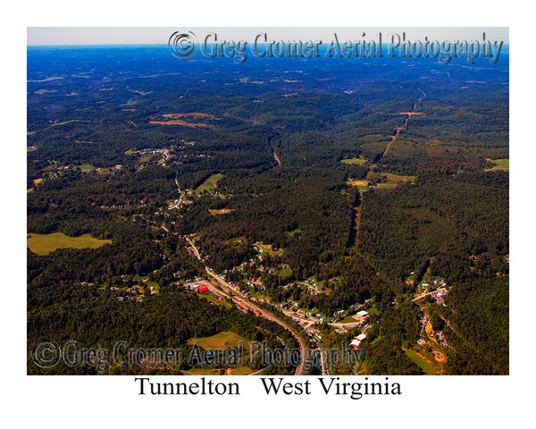 Aerial Photo of Tunnelton, West Virginia
