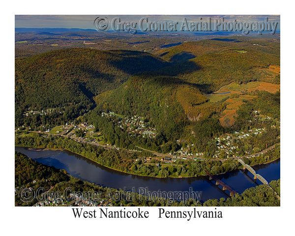 Aerial Photo of West Nanticoke, Pennsylvania