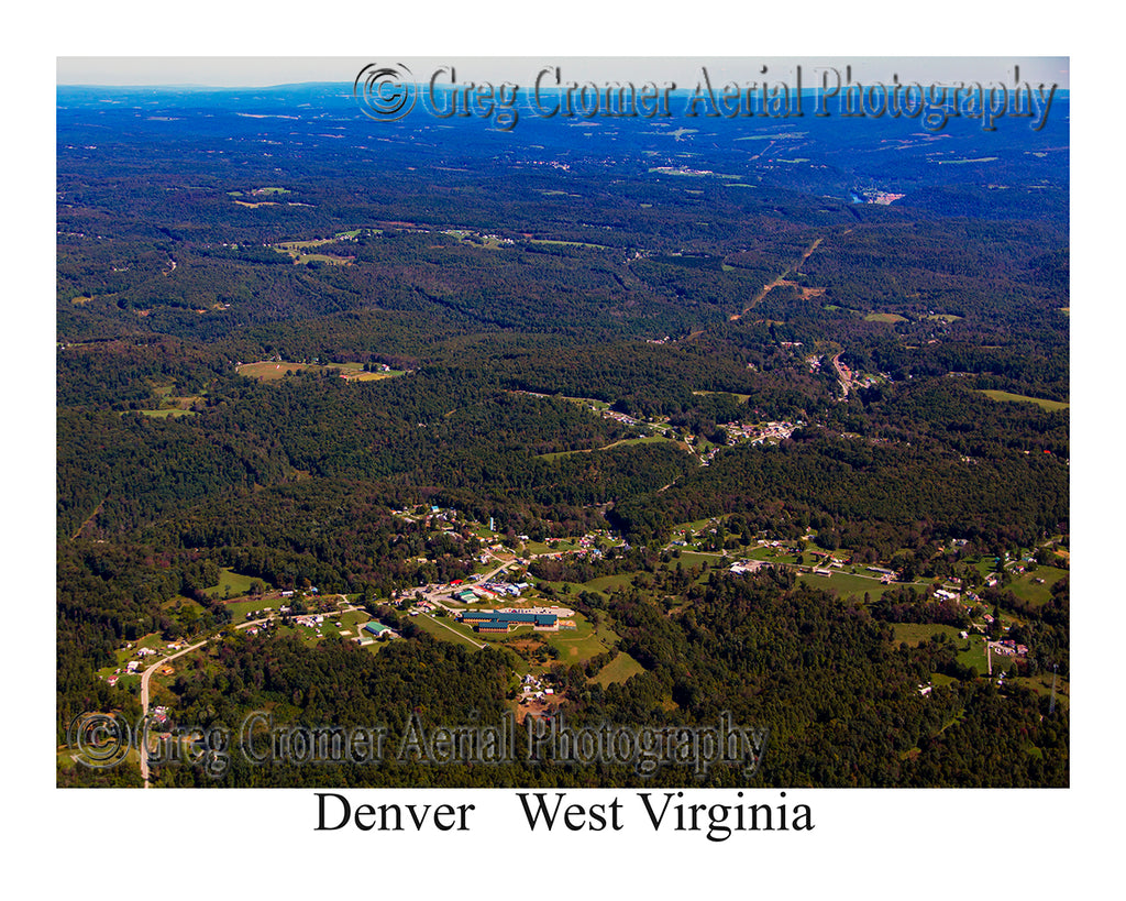 Aerial Photo of Denver, West Virginia
