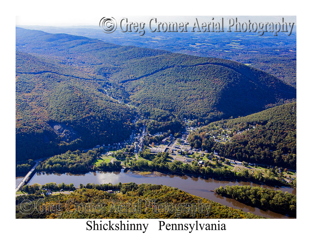 Aerial Photo of Shickshinny, Pennsylvania