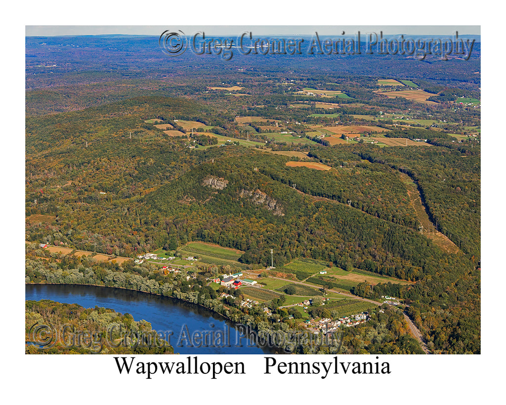 Aerial Photo of Wapwallopen, Pennsylvania