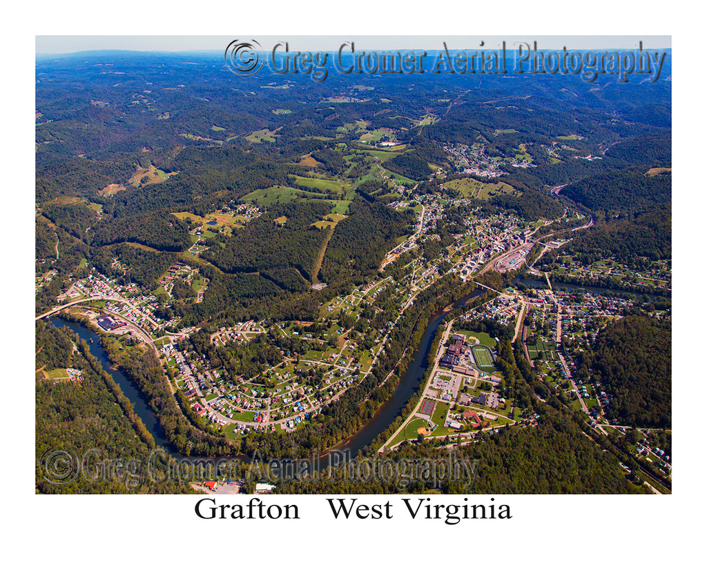 Aerial Photo of Grafton, West Virginia