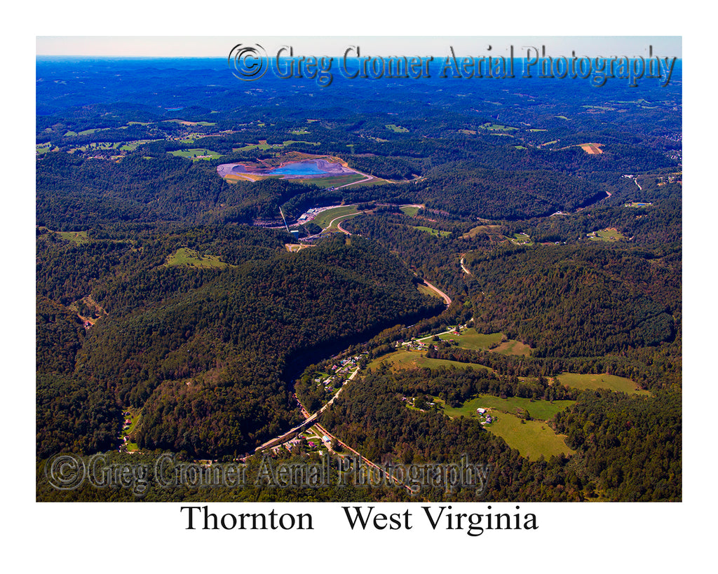 Aerial Photo of Thornton, West Virginia