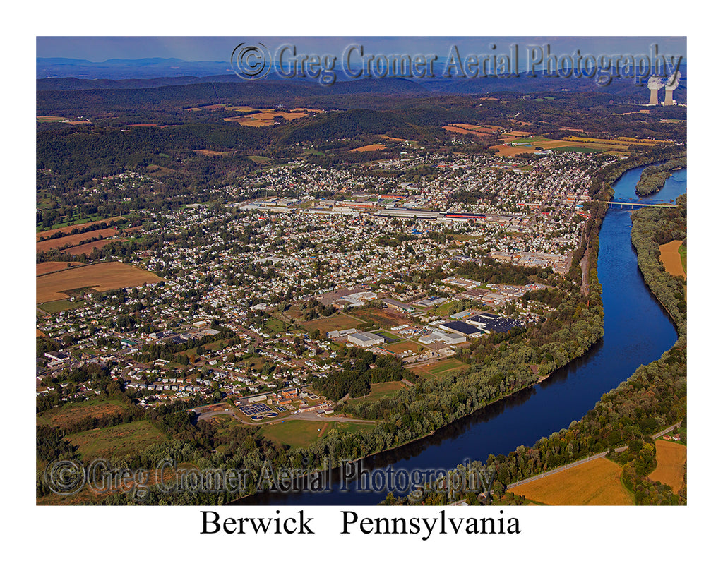 Aerial Photo of Berwick, Pennsylvania