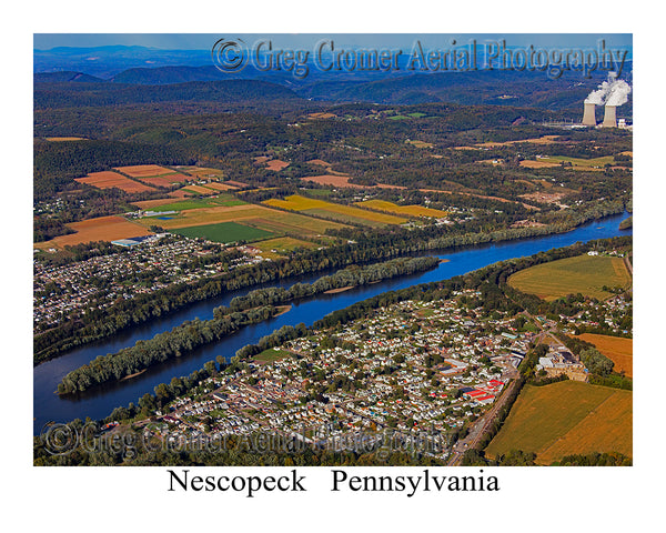 Aerial Photo of Nescopeck, Pennsylvania