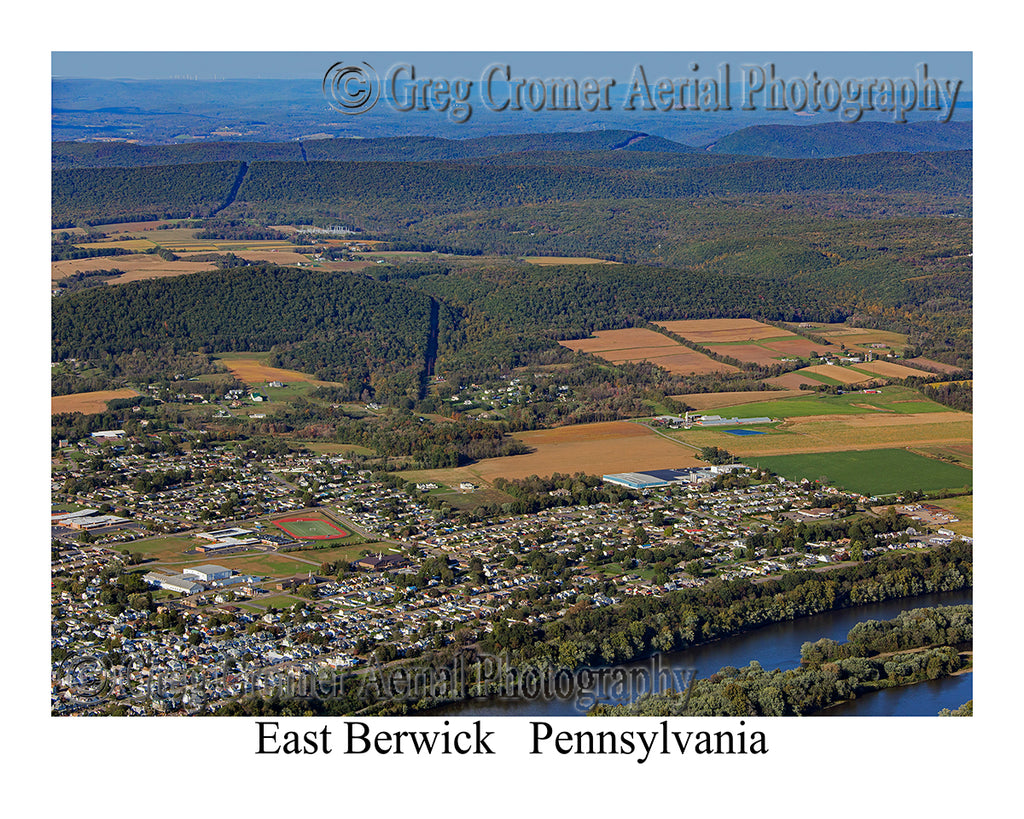 Aerial Photo of East Berwick, Pennsylvania