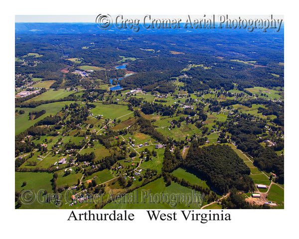 Aerial Photo of Arthurdale, West Virginia