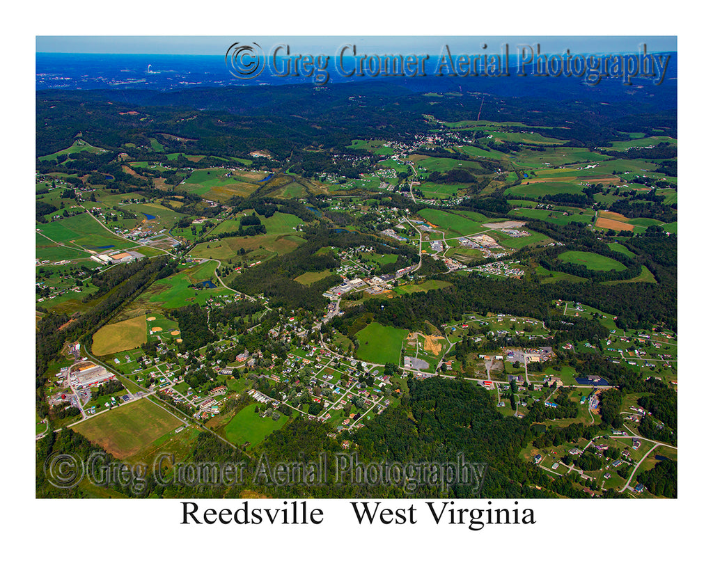 Aerial Photo of Reedsville, West Virginia