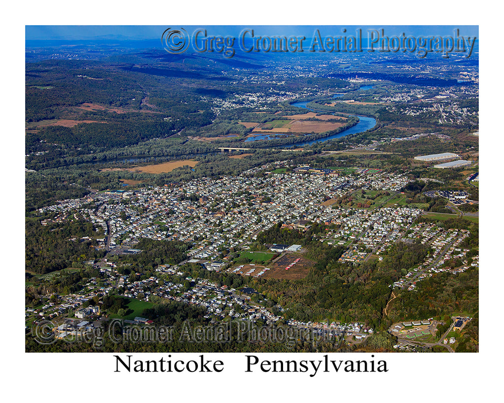 Aerial Photo of Nanticoke, Pennsylvania