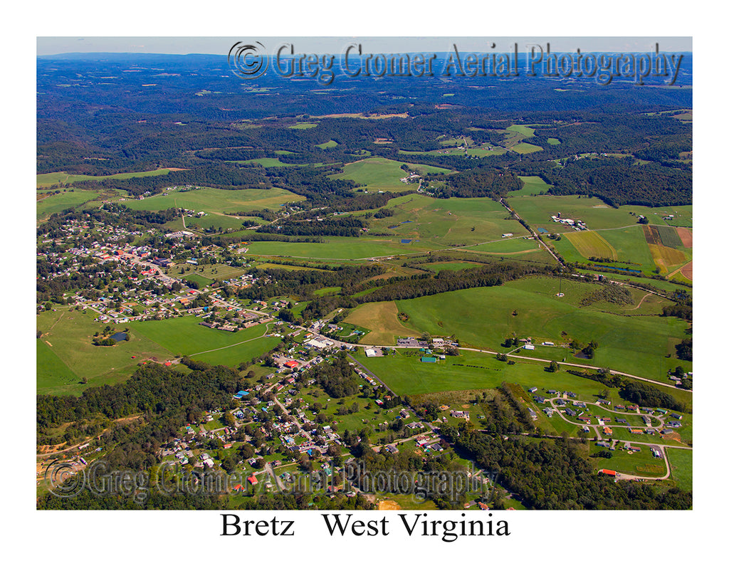 Aerial Photo of Bretz, West Virginia