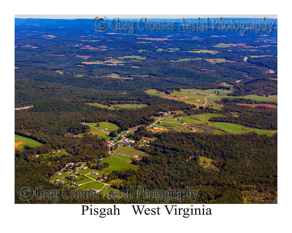 Aerial Photo of Pisgah, West Virginia