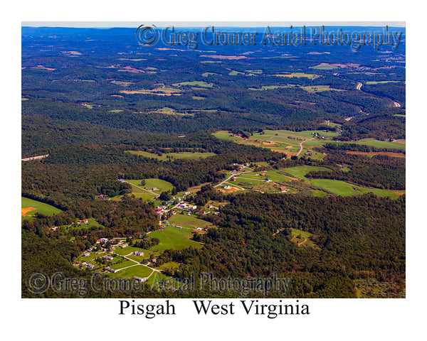 Aerial Photo of Pisgah, West Virginia