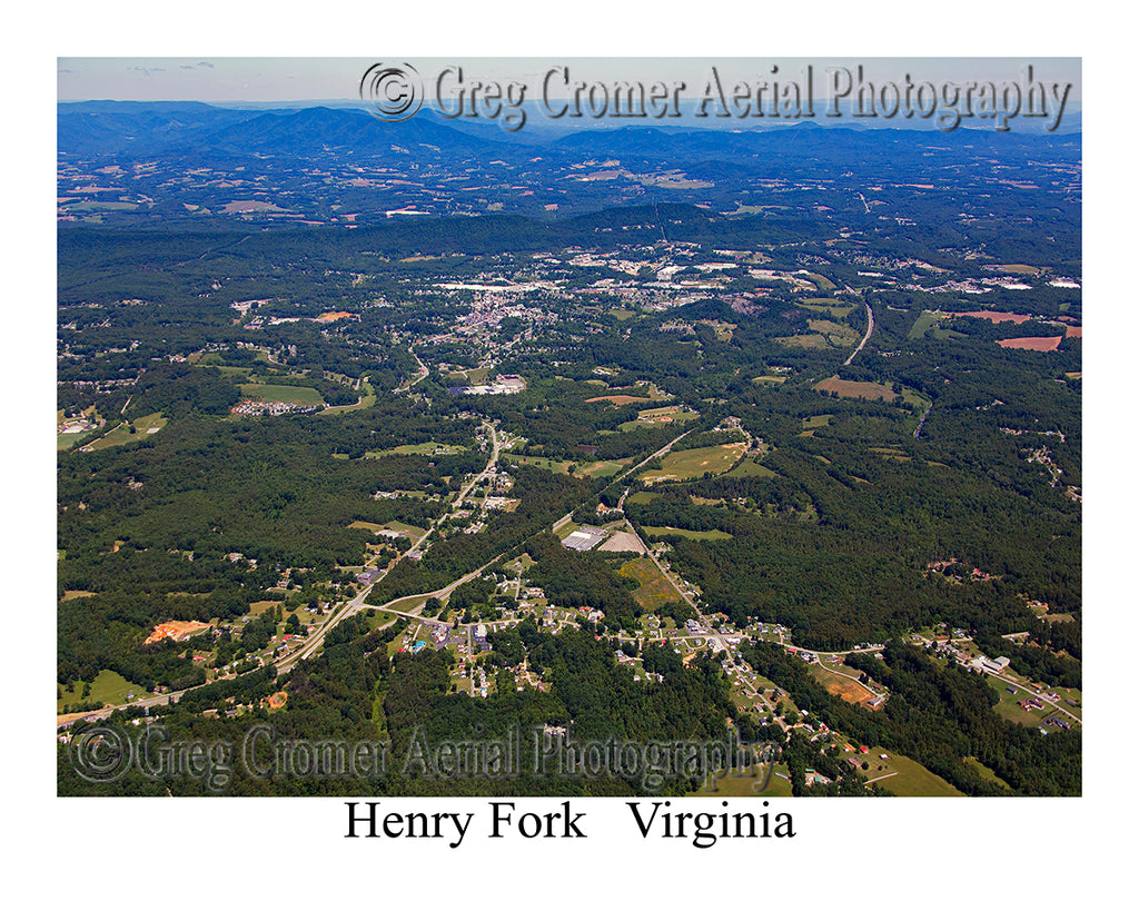 Aerial Photo of Henry Fork, Virginia