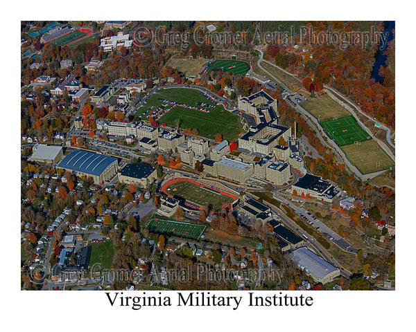 Aerial Photo of Virginia Military Institute - Lexington, Virginia