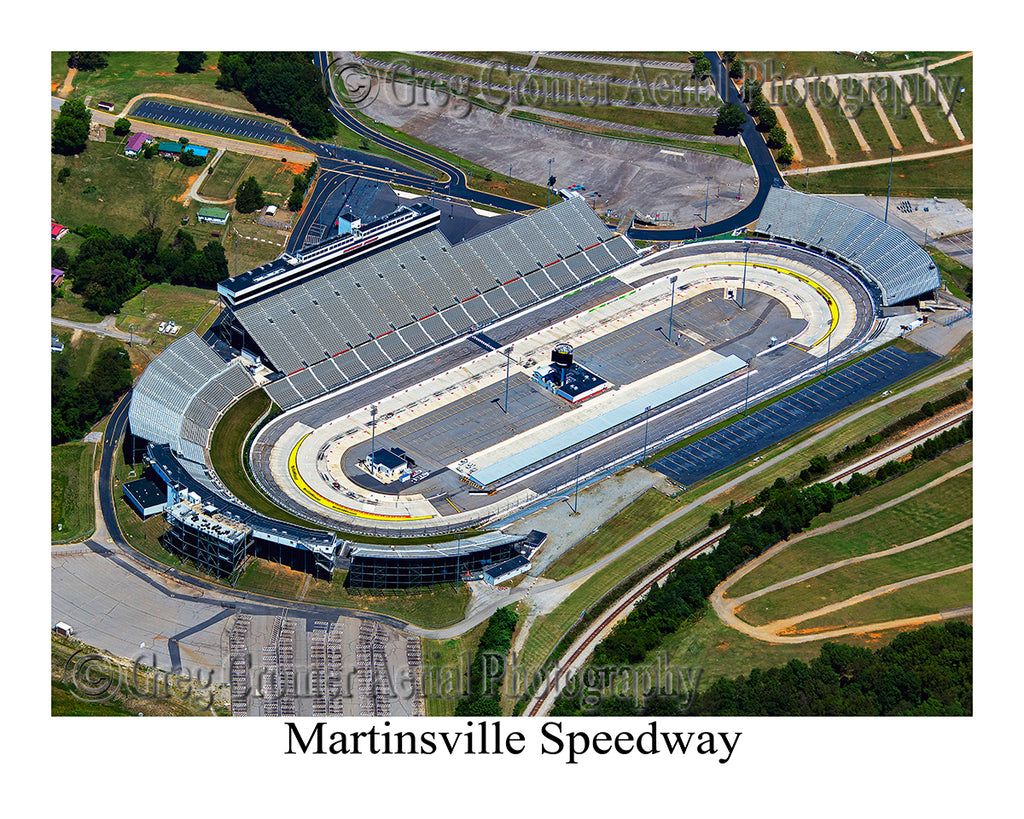 Aerial Photo of Martinsville Speedway - Martinsville, Virginia