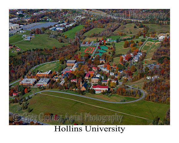 Aerial Photo of Hollins University - Roanoke, Virginia
