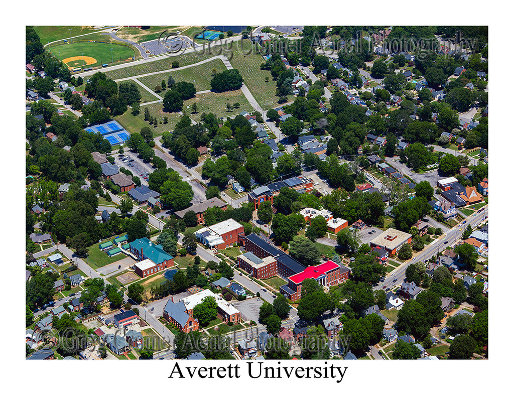 Aerial Photo of Averett University - Danville, Virginia