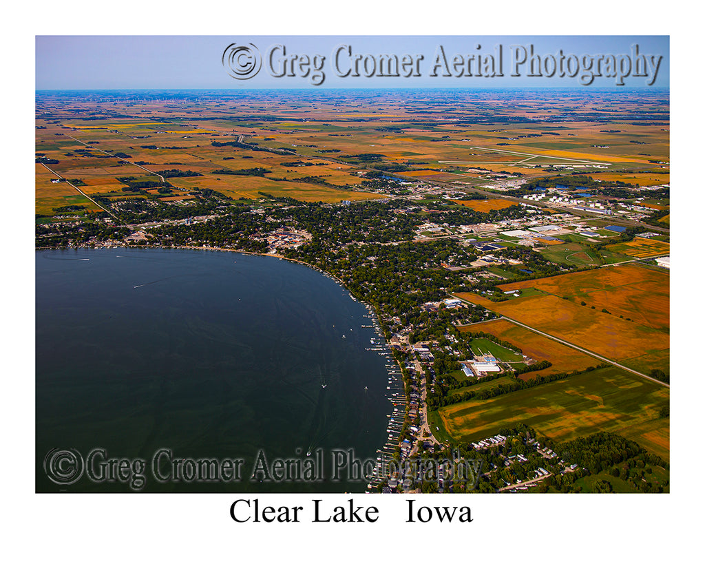 Aerial Photo of Clear Lake, Iowa