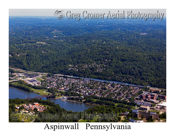 Aerial Photo of Aspinwall, Pennsylvania