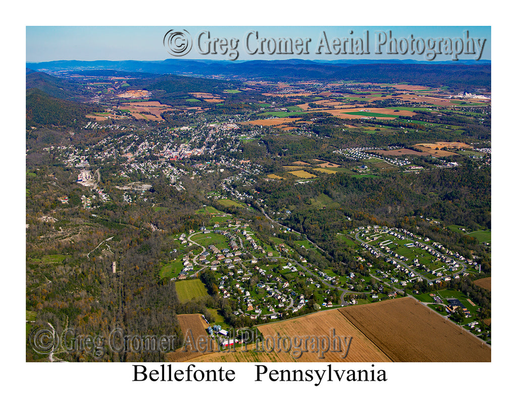 Aerial Photo of Bellefonte, Pennsylvania