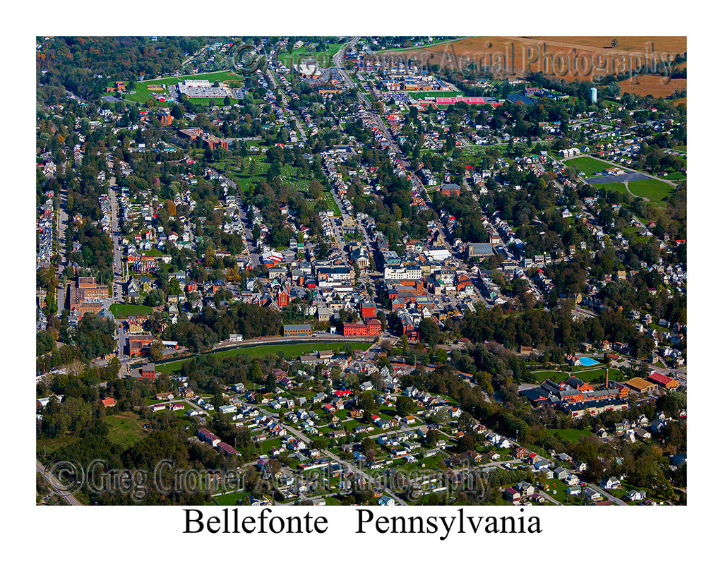 Aerial Photo of Bellefonte, Pennsylvania