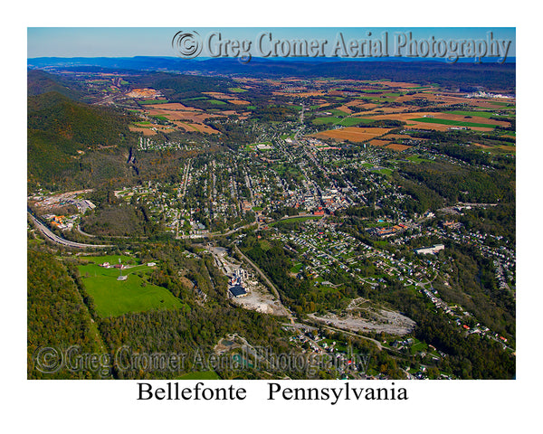 Aerial Photo of Bellefonte, Pennsylvania