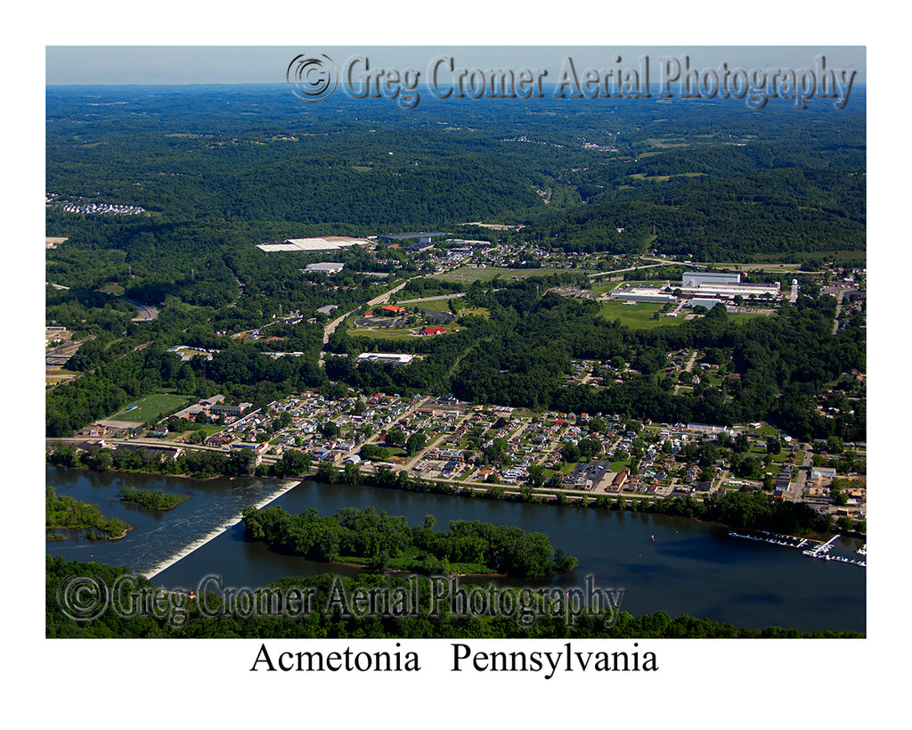 Aerial Photo of Acmetonia, Pennsylvania