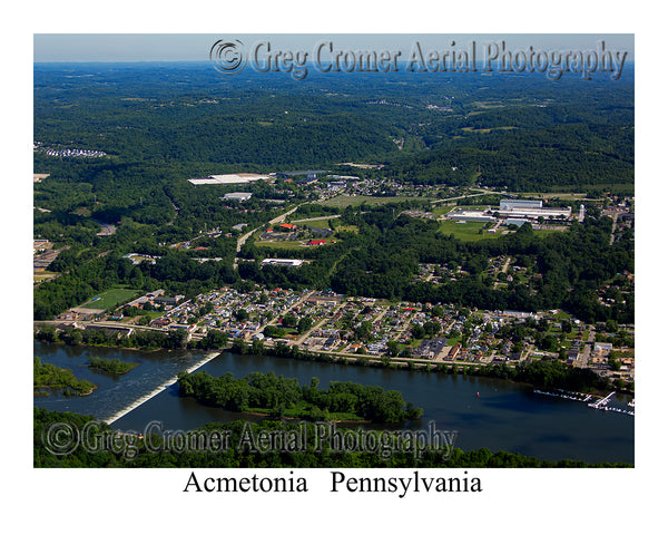 Aerial Photo of Acmetonia, Pennsylvania