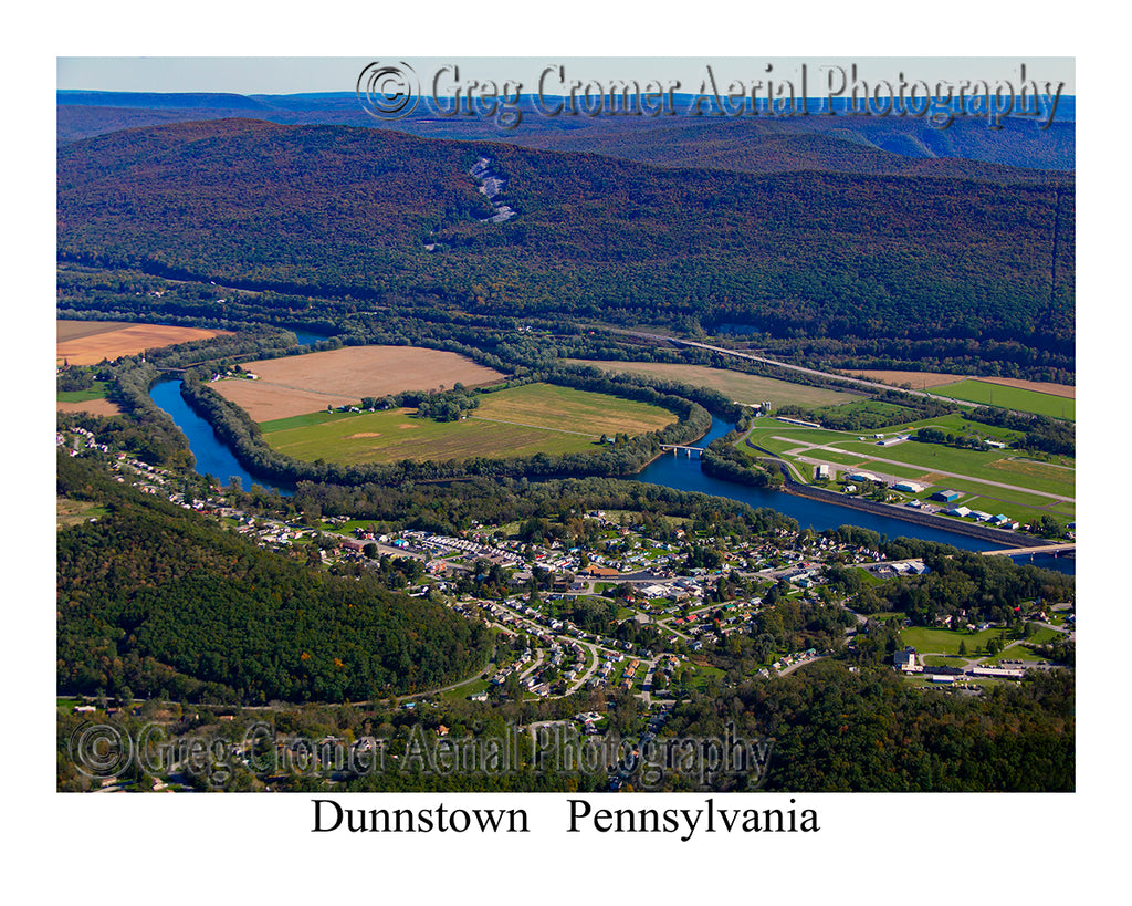Aerial Photo of Dunnstown, Pennsylvania