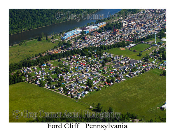 Aerial Photo of Ford Cliff, Pennsylvania
