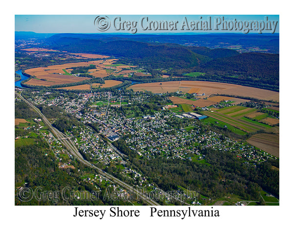 Aerial Photo of Jersey Shore, Pennsylvania