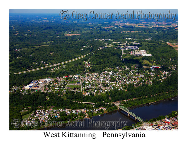 Aerial Photo of West Kittanning, Pennsylvania