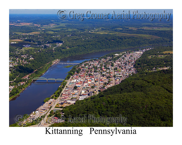 Aerial Photo of Kittanning, Pennsylvania