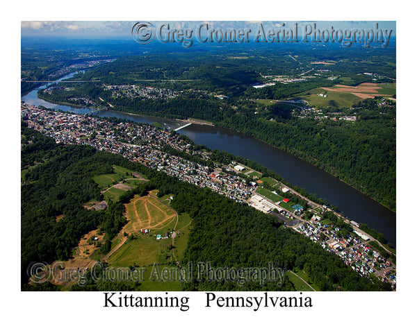 Aerial Photo of Kittanning, Pennsylvania