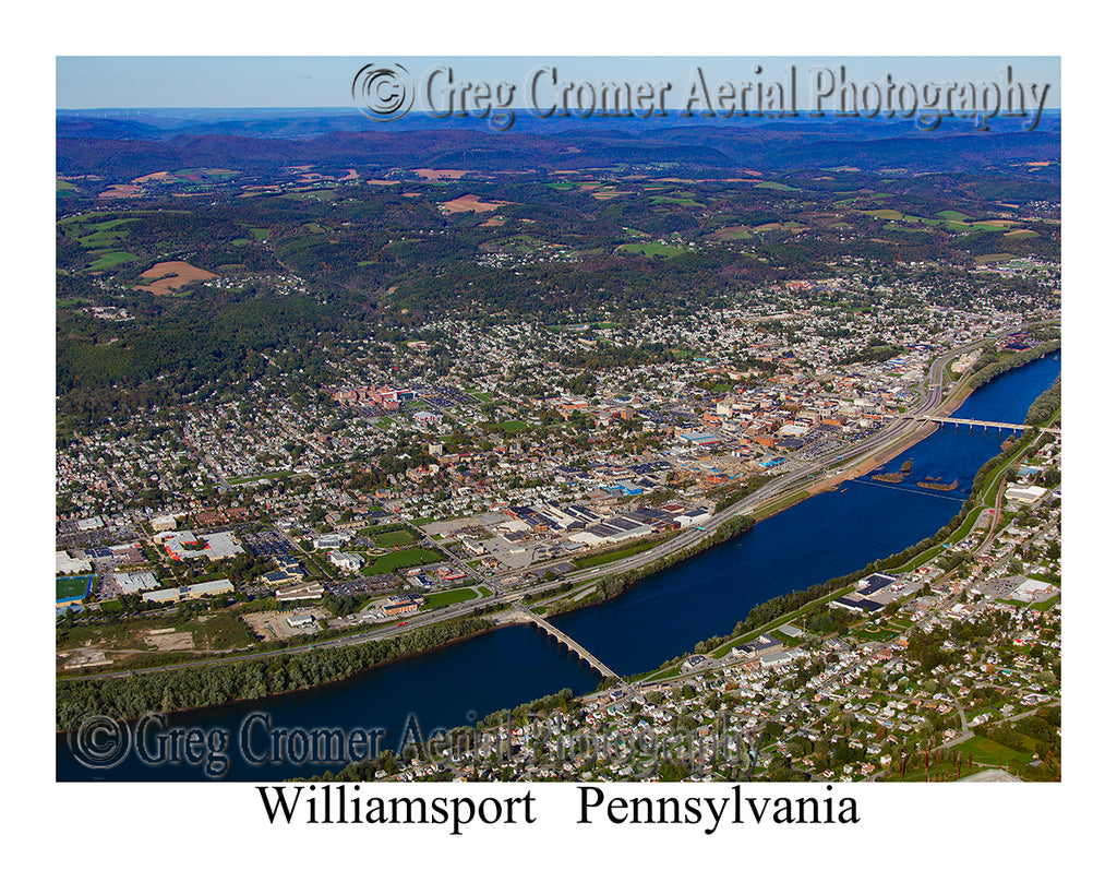 Aerial Photo of Williamsport, Pennsylvania