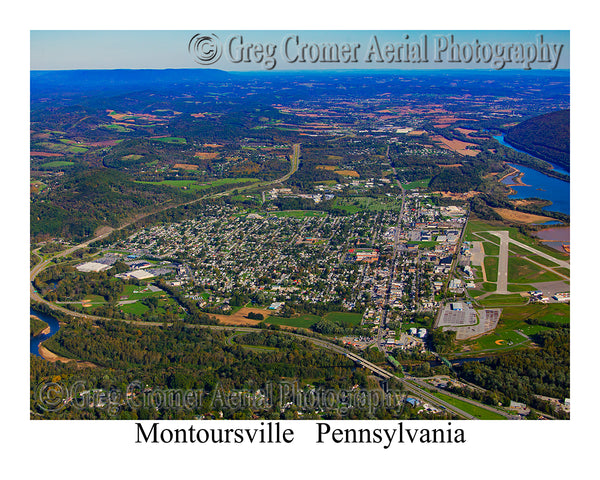 Aerial Photo of Montoursville, Pennsylvania