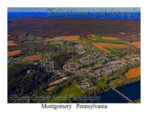 Aerial Photo of Montgomery, Pennsylvania