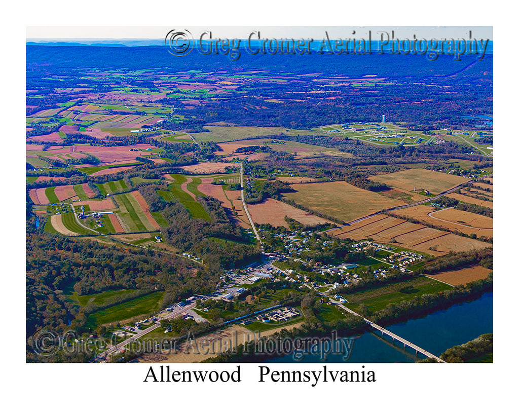 Aerial Photo of Allenwood, Pennsylvania