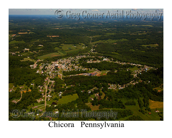 Aerial Photo of Chicora, Pennsylvania