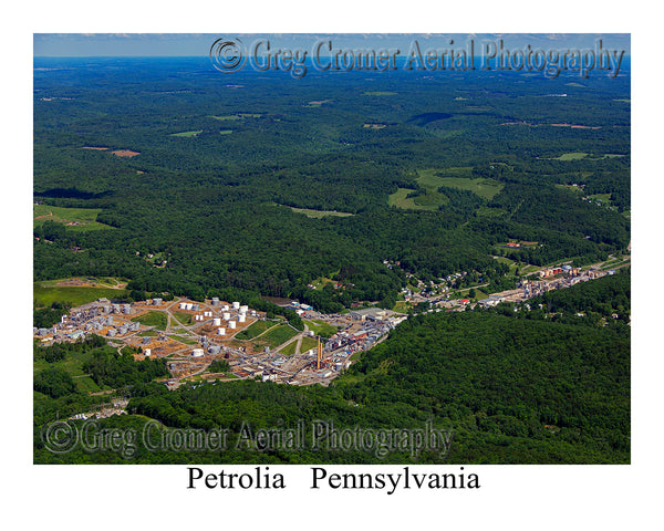 Aerial Photo of Petrolia, Pennsylvania