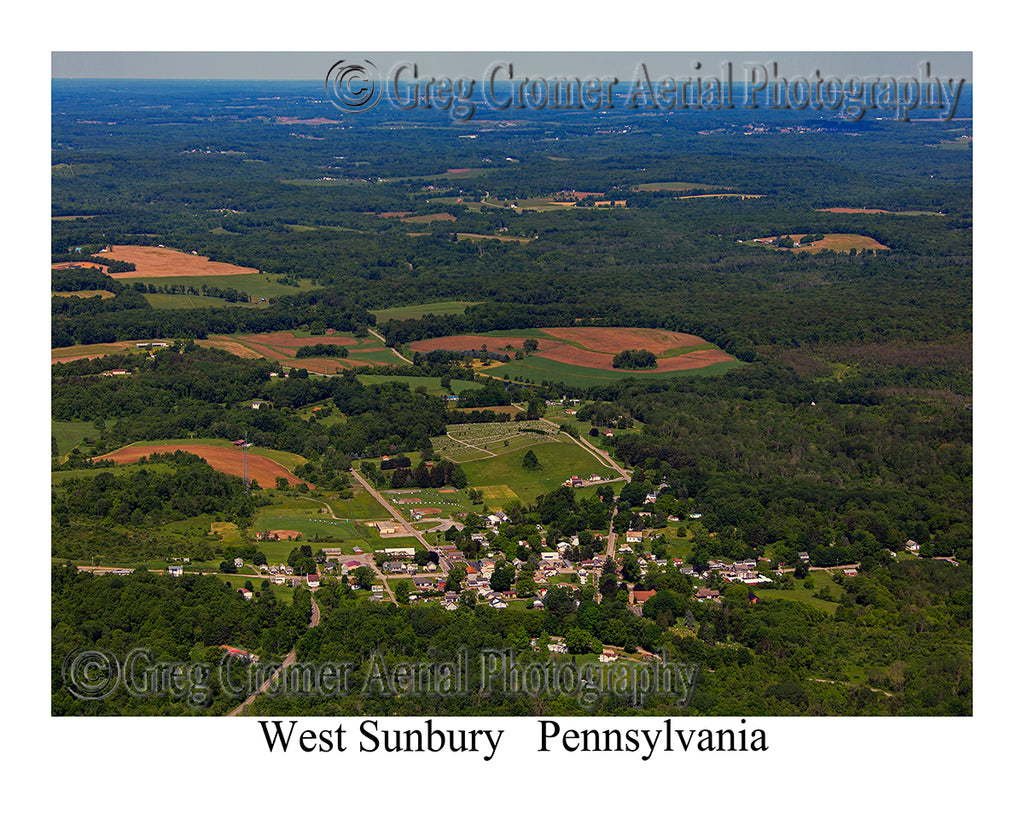 Aerial Photo of West Sunbury, Pennsylvania