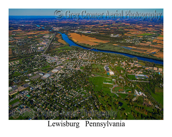 Aerial Photo of Lewisburg, Pennsylvania