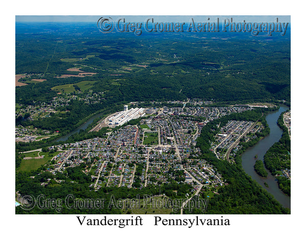 Aerial Photo of Vandergrift, Pennsylvania