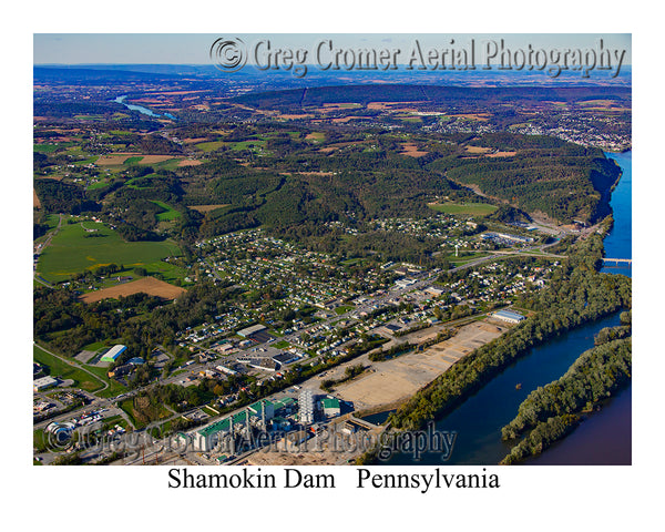 Aerial Photo of Shamokin Dam, Pennsylvania