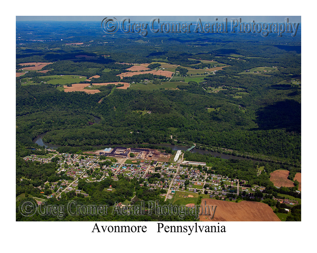 Aerial Photo of Avonmore, Pennsylvania