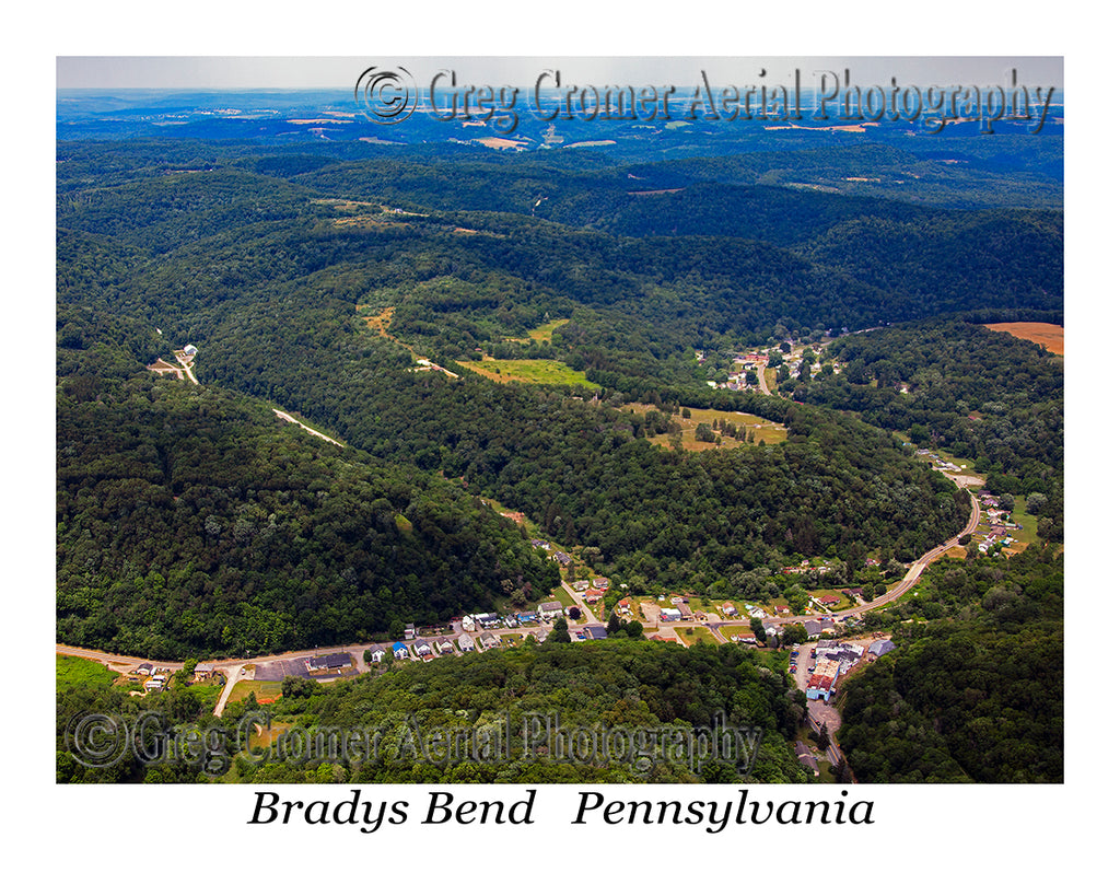 Aerial Photo of Bradys Bend (Village), Pennsylvania