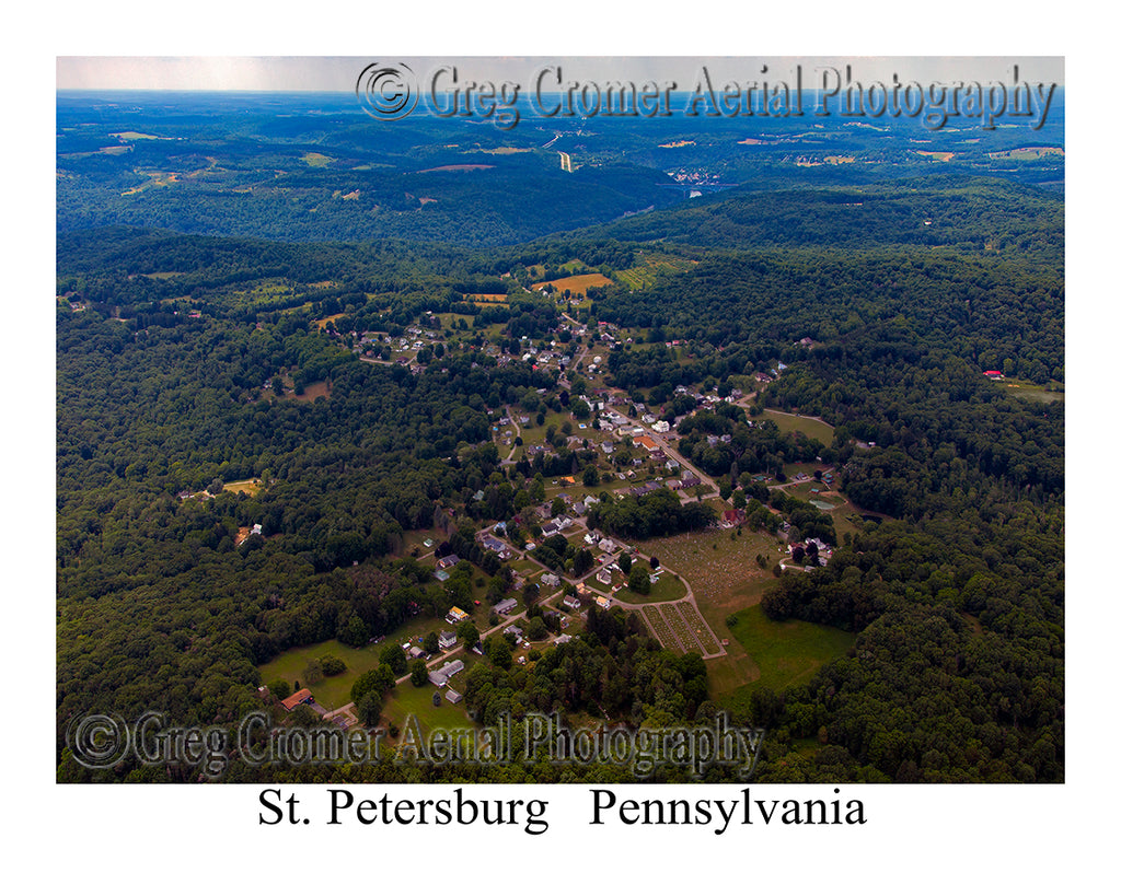 Aerial Photo of St. Petersburg, Pennsylvania